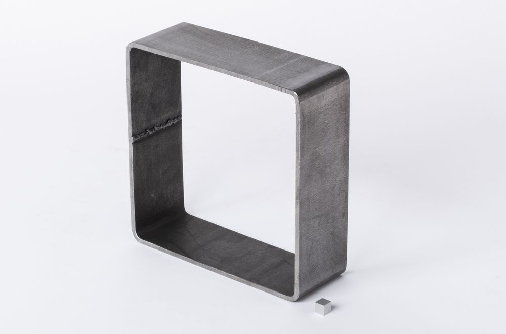 Vierkantrohr Stahl 80x80x8 Mm – Hohlprofil, 1000 Mm Länge, Geschweißt, Für Konstruktion & Maschinenbau